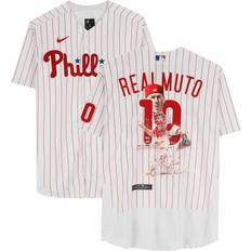Lids J.T. Realmuto Philadelphia Phillies Autographed Fanatics Authentic  White Nike Authentic Jersey - Hand Painted Art by Artist David Arrigo -  Limited Edition 1 of 1