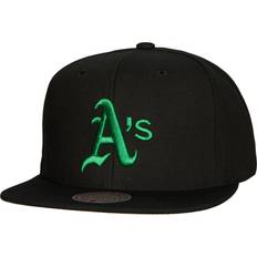 Mitchell & Ness Oakland Athletics Team Classic Snapback Hat Black