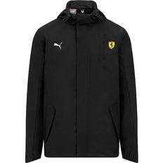 Puma Men Outerwear Puma Scuderia Ferrari Rain Jacket Men's - Black