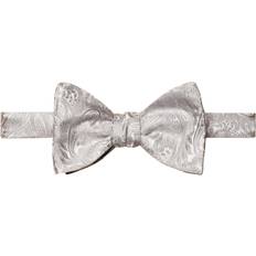 Gray - Men Bow Ties Etón Gray Paisley Silk Bow Tie Selftied Butterflies hos Magasin Grå