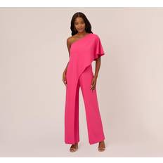 Adrianna Papell Jumpsuits & Overalls Adrianna Papell One-Shoulder Jumpsuit Watermelon Bliss Watermelon Bliss