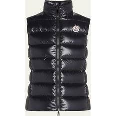 Moncler Women Vests Moncler Ghany Sleeveless puffer jacket black