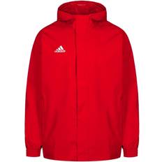 Rot Jacken Adidas Entrada Allwetter Jacke Kinder