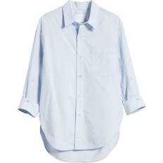 L - Women Shirts Citizens of Humanity Kayla Oversize Poplin Button-Up Shirt - Santa Cruz