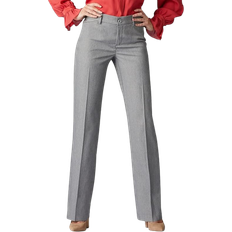Lee Women's Ultra Lux Comfort with Flex Motion Trouser Pant Ash Heather 18  Long at  Women's Clothing store