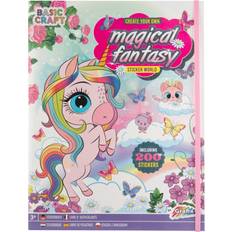 Klistremerker Grafix Sticker Book Magical Fantasy with 200 Stickers Fjernlager, 5-6 dages levering