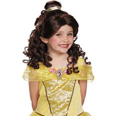Barn Kort parykk Disguise Belle Wig For Children