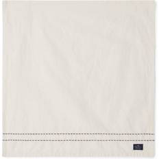Lexington Cotton Linen stitches Cloth Napkin White (50x50cm)