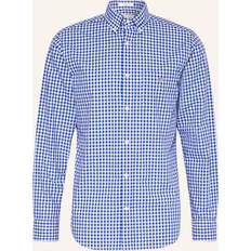 Gant Men Shirts Gant Checked Cotton Poplin Shirt