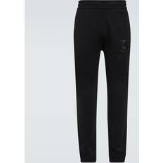 Sweat Pants Burberry Embroidered cotton sweatpants black
