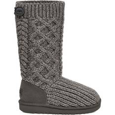 Boots UGG Toddlers' Classic Cardi Cabled Knit Classic Boots in Grey, 12T