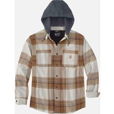 Carhartt Men's Flannel Hooded Shirt Jacket