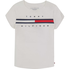 Tommy Hilfiger Girl's Pieced Flag T-shirt - White (TX000095-100)