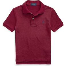 Red Polo Shirts Children's Clothing Ralph Lauren Little Boy's The Iconic Mesh Polo Shirt - Red