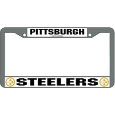 Rico Pittsburgh Steelers License Plate Frame Chrome Black New