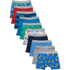Hanes Boys' Cotton Boxer Briefs Assorted Solid Colors and Stripes