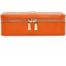 Wolf 1834 Maria Zip Jewelry Case Orange