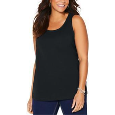 Tank Tops Catherines Suprema Tank Plus Size - Black