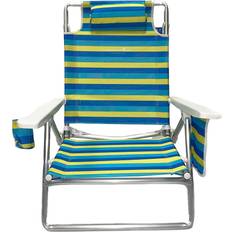 Caribbean Joe Five position folding beach chair 