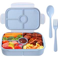 MISS BIG Bento Box, Bento Lunch Box,Ideal Leak Proof Bento Boxes for  kids,Mom's Choice Kids Lunch Box, No BPAs and No Chemical Dyes,Microwave  and