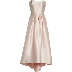 Alfred Sung Strapless High-Low Maxi Dress - Blush Pink