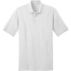 Port & Company Core Blend Jersey Knit Polo Shirt - White