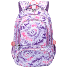 Bluefairy Tie Dye Backpack - A-Spiral/Purple