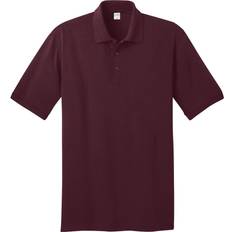 Port & Company Core Blend Jersey Knit Polo Shirt - Athletic Maroon