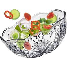 Godinger Set Crystal Serving Bowl