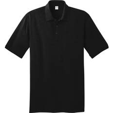 Port & Company Core Blend Jersey Knit Polo Shirt - Jet Black