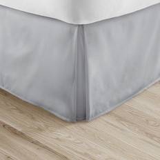 Home Collection Premium Pleated Dust Ruffle Valance Sheet Gray (99.1x205.7)