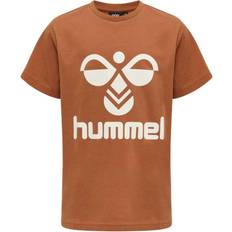 Brune T-skjorter Hummel Tres T-shirt S/S - Sierra (213851-8004)