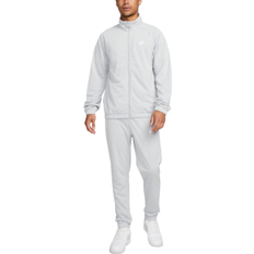 Hoher Kragen Jumpsuits & Overalls Nike Club Poly-Knit Tracksuit Men's - Light Smoke Grey/White