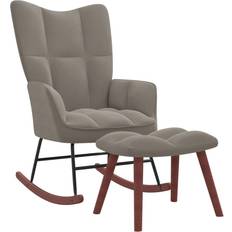 vidaXL Ottoman Rocking Chair 38.6"