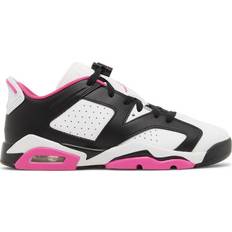 Pink Basketball Shoes Children's Shoes Nike Air Jordan 6 Retro Low GS - Black/Fierce Pink/White