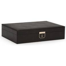 Women Jewelry Storage Wolf Palermo Medium Jewellery Box - Black Anthracite