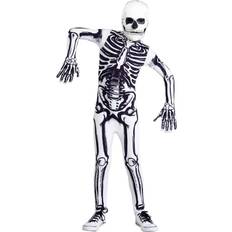 Kids skeleton costume White skeleton kids costume