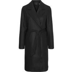 Dame - Svarte Kåper & Frakker Vero Moda Fortuneaya Coat - Black