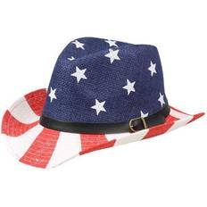 Headgear Amscan flag cowboy cowgirl hat usa patriotic western gift stars and stripes