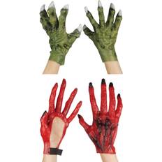Animals Accessories Latex Green Monster Hands Green/White