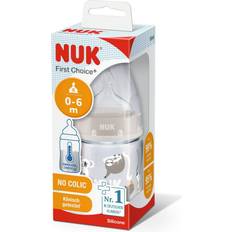 Nuk First Choice Plus Babyflasche mit Temperature Control Anzeige beige 150ml