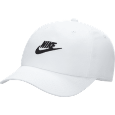 Nike Caps Children's Clothing Nike Kid's Club Unstructured Futura Wash Cap - White/Black