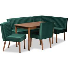 Green Dining Sets Baxton Studio Alvis