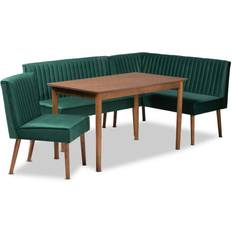 Green Dining Sets Baxton Studio Alvis 2pcs