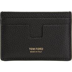 Kartenetuis Tom Ford Leather T-Line Classic Holder BLACK