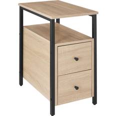 tectake Tullamore Oak Sonoma Nattbord 49.5x30cm