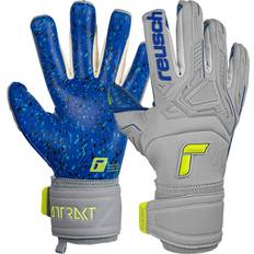 reusch Attrakt Freegel Fusion Goaliator - Grey/Yellow/Blue