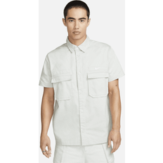 Nike Herren - L Hemden Nike Woven Military Short-Sleeve Button-Down Shirt