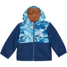 6-9M Jackets Children's Clothing The North Face Baby Reversible Mt Chimbo Full-Zip Hooded Jacket - Shady Blue