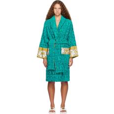 Versace Blue 'i Heart Baroque' Robe